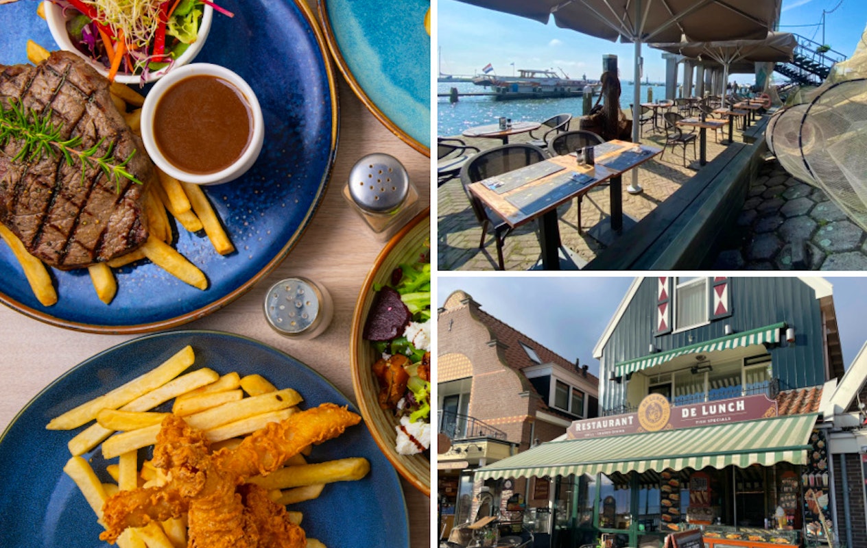 4-gangen keuzediner bij Havenrestaurant De Lunch in Volendam
