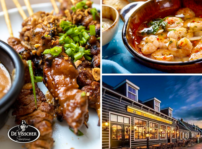 4-gangen keuzediner bij Taverne de Visscher