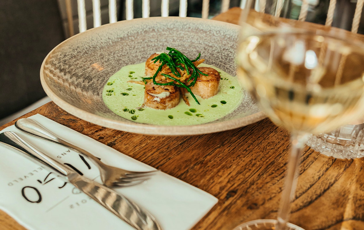 4-gangen keuzemenu bij Vigo Seafoodbar