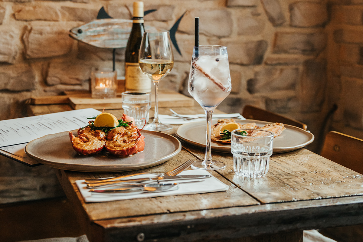 4-gangen keuzemenu bij Vigo Seafoodbar