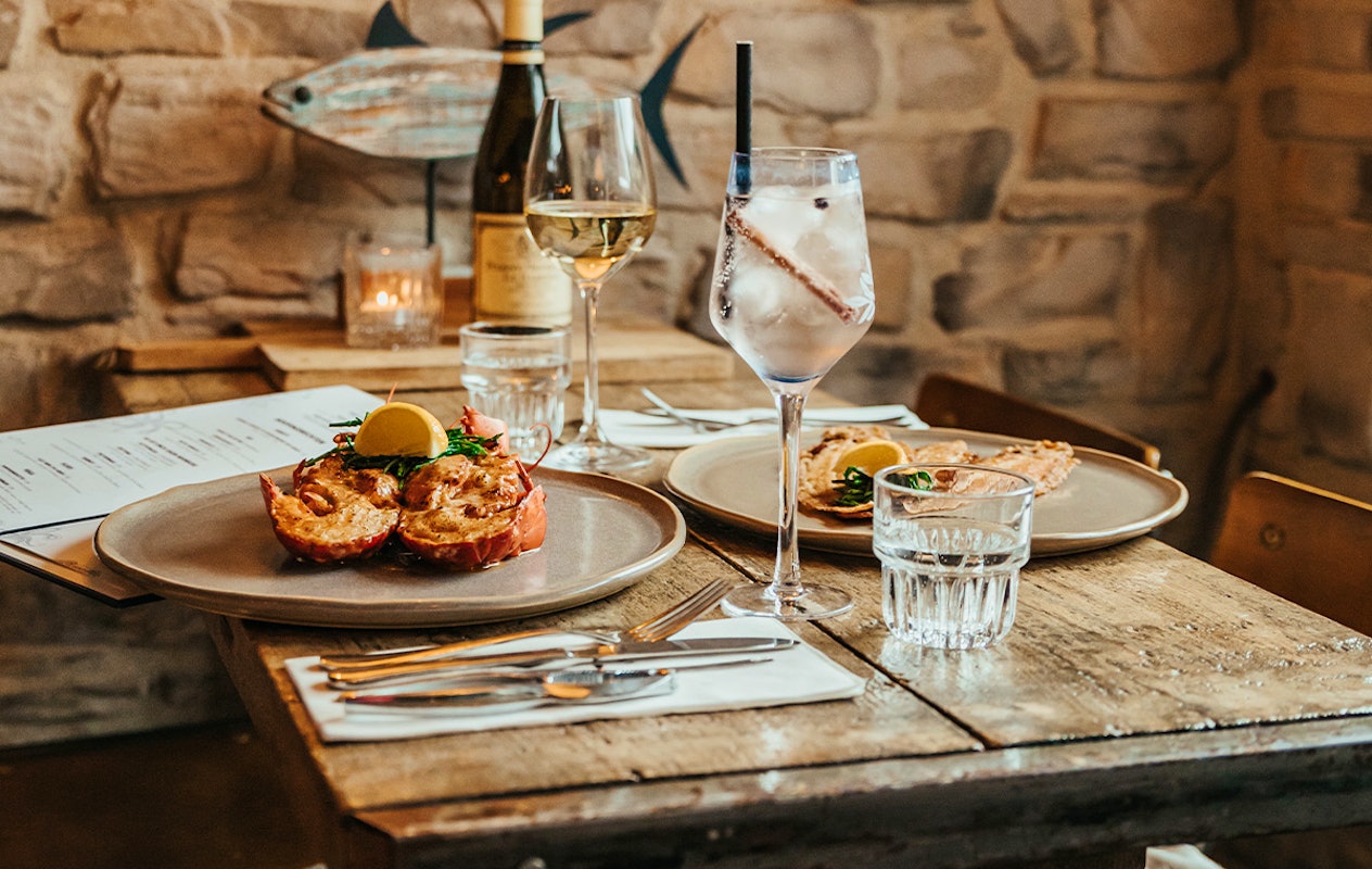 4-gangen keuzemenu bij Vigo Seafoodbar