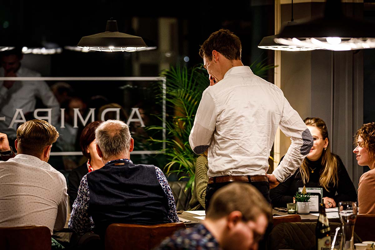 4-gangen shared dining bij Restaurant De Admiraal 