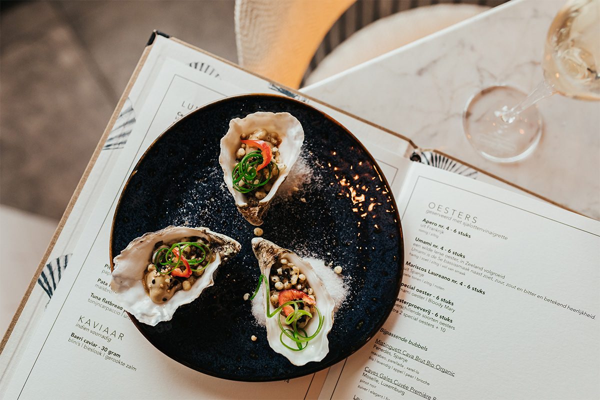 4-gangen Tasting Menu bij Wine & Seafoodbar AREIA