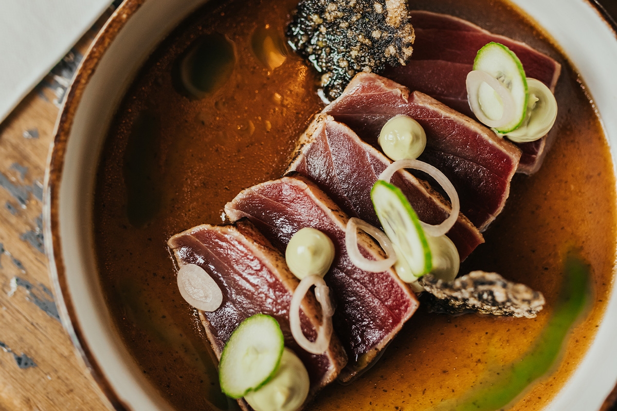 4-gangen Tasting Menu bij Wine & Seafoodbar AREIA