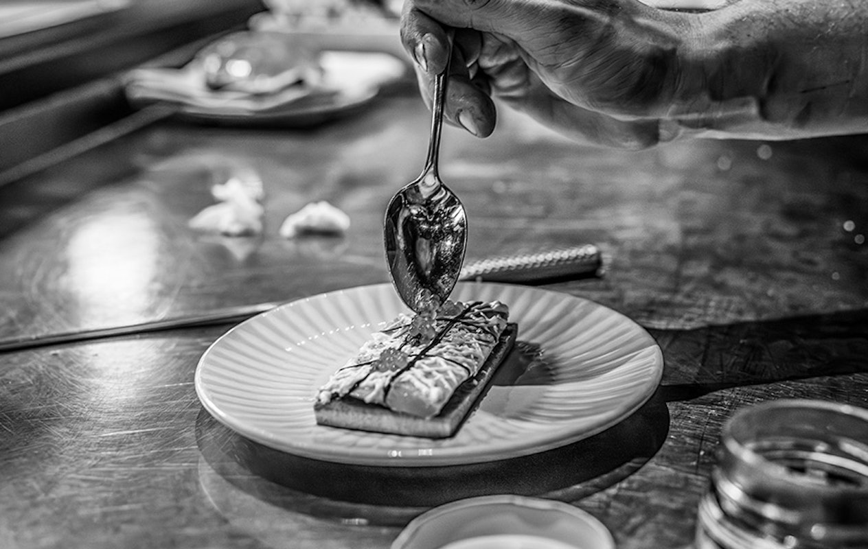 4- of 5-gangendiner van de chef + amuses bij SEAson Arsenaal