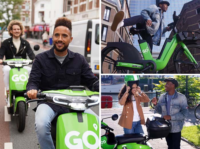 50 min e-scooter of 63 min e-bike via GO Sharing
