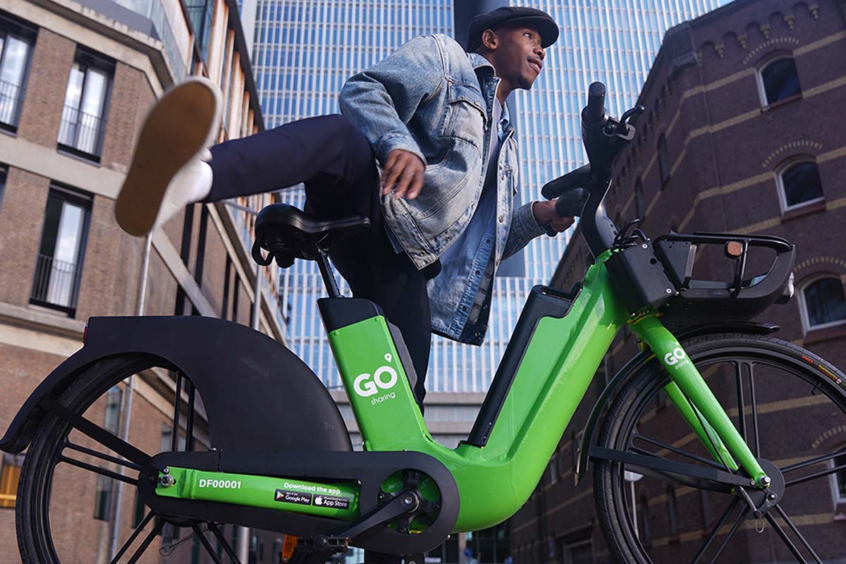 50 min e-scooter of 63 min e-bike via GO Sharing