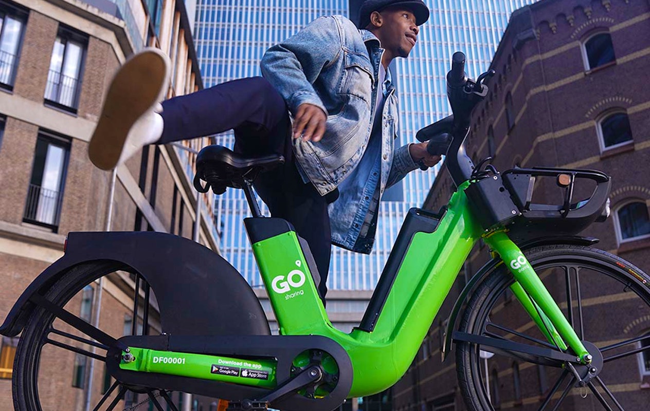 50 min e-scooter of 63 min e-bike via GO Sharing