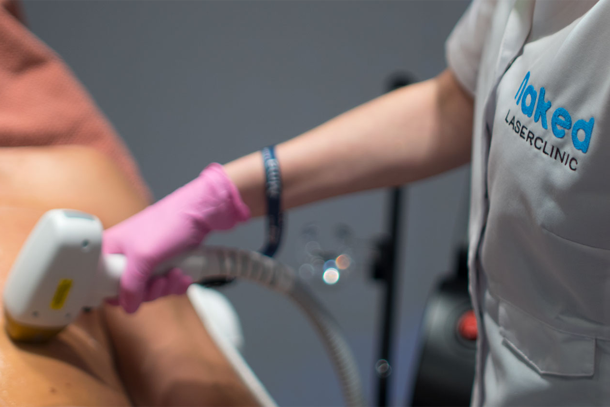 6 laser ontharingsbehandelingen bij Naked Laser Clinic 