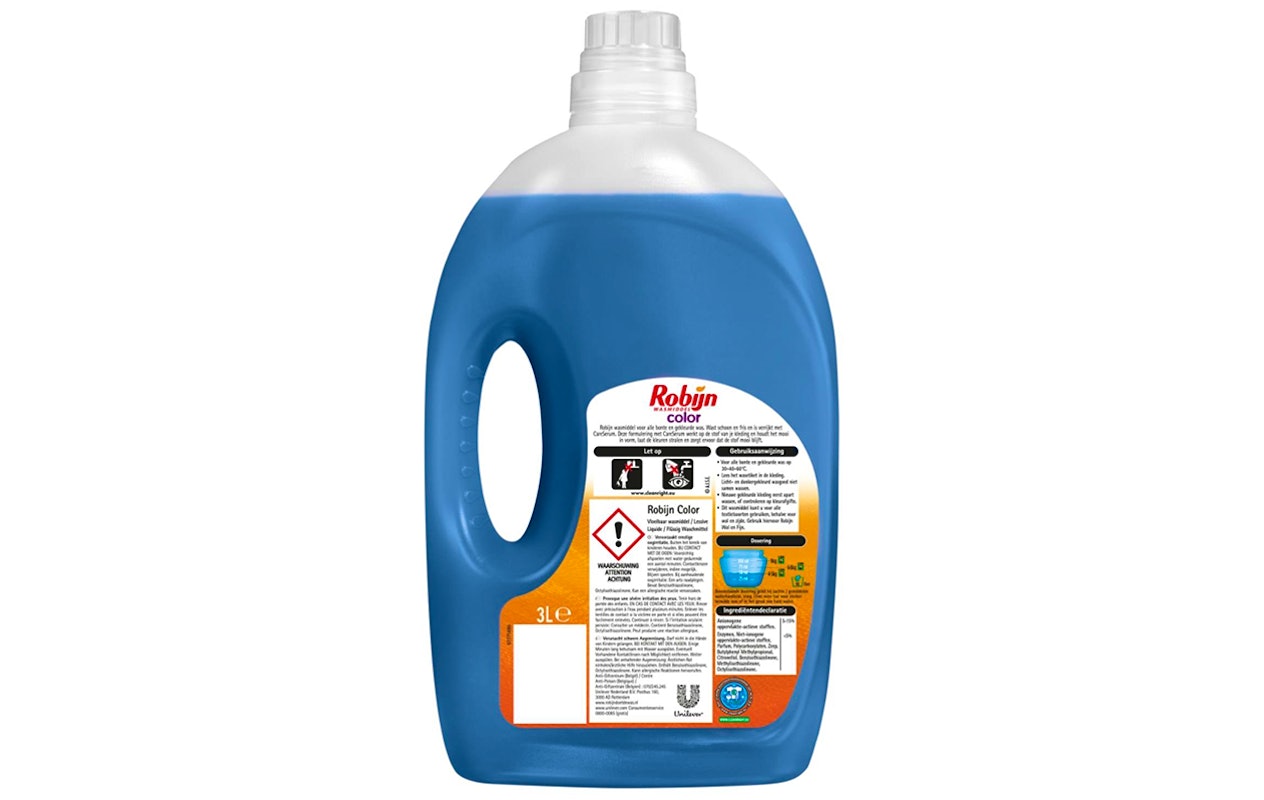 3 x 3  liter color vloeibaar wasmiddel van Robijn