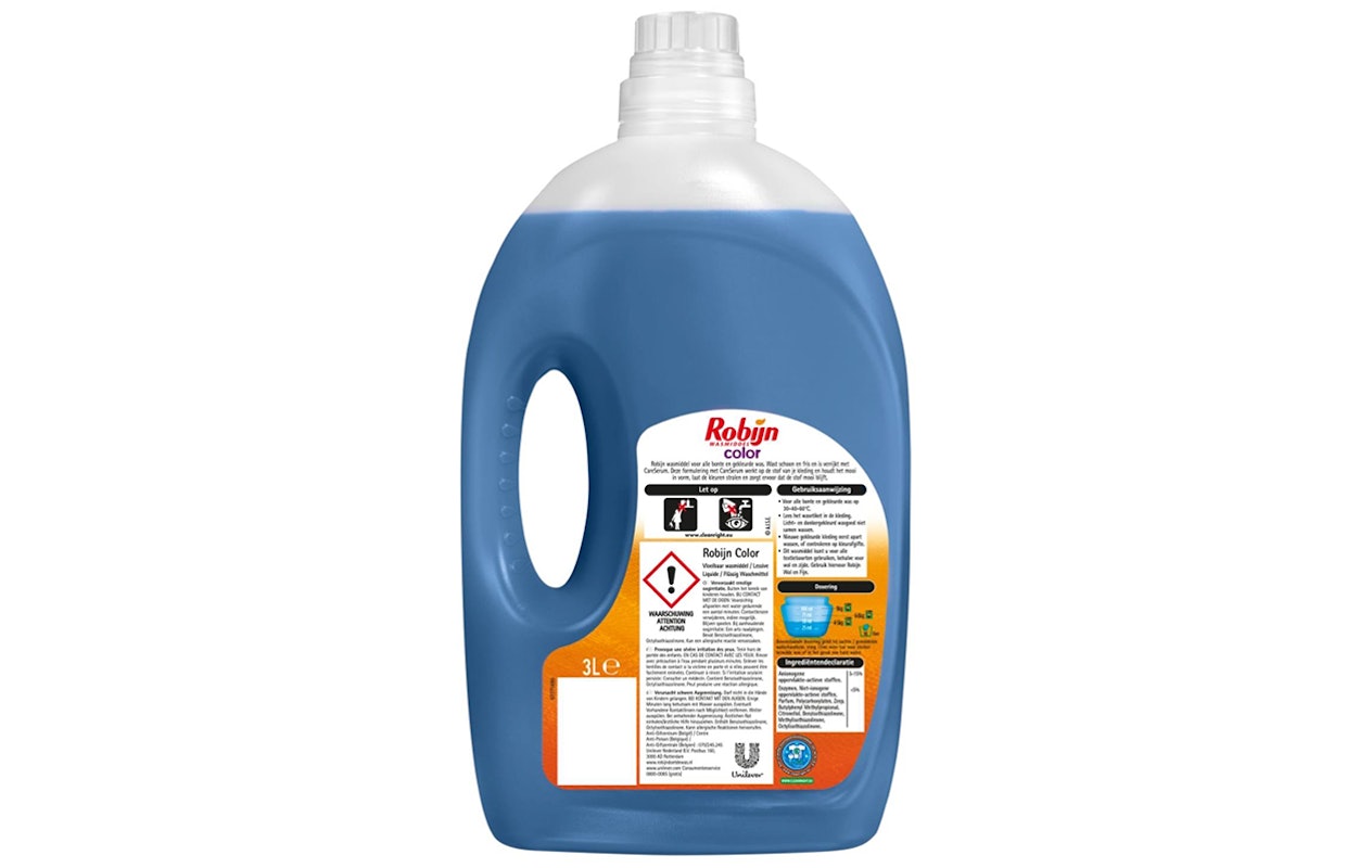 3 x 3  liter color vloeibaar wasmiddel van Robijn
