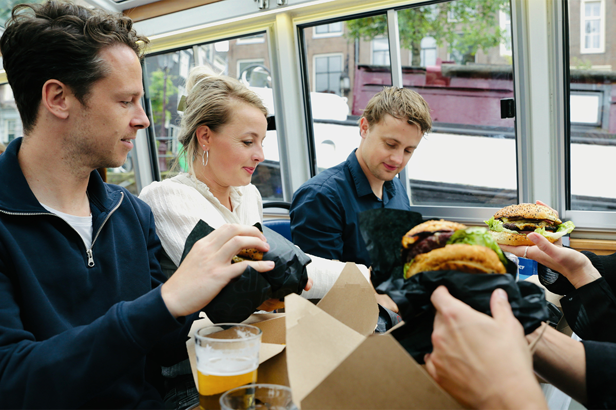 Burger rondvaart door Amsterdam van 75 minuten