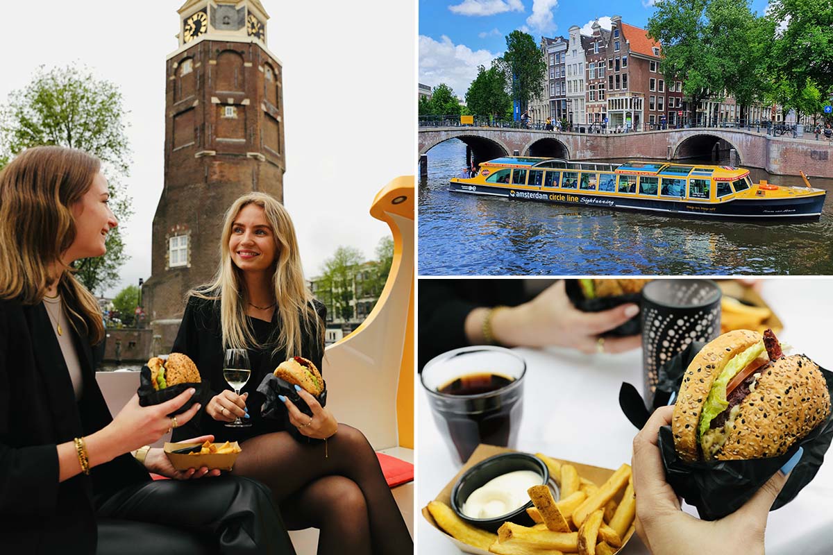 Burger rondvaart door Amsterdam van 75 minuten