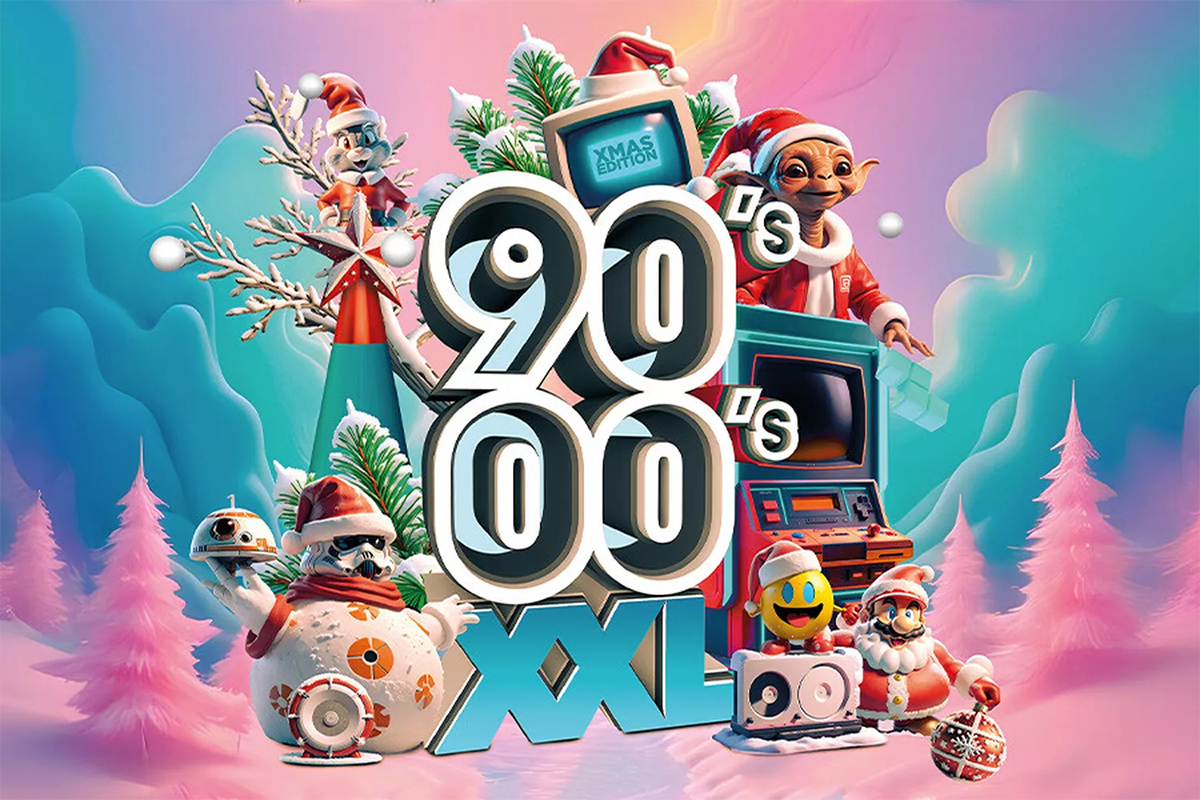 Entreeticket 90's XXL kerst editie op 21 december