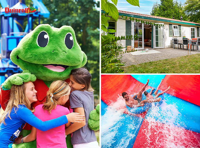Verblijf in een 4- of 6-persoons accommodatie op Duinrell