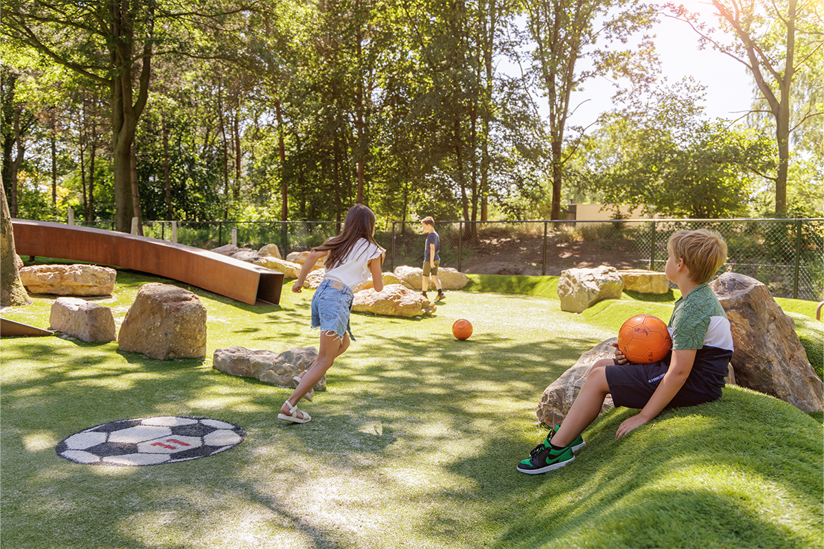 Adventure Foot Golf bij Center Parcs Het Heijderbos