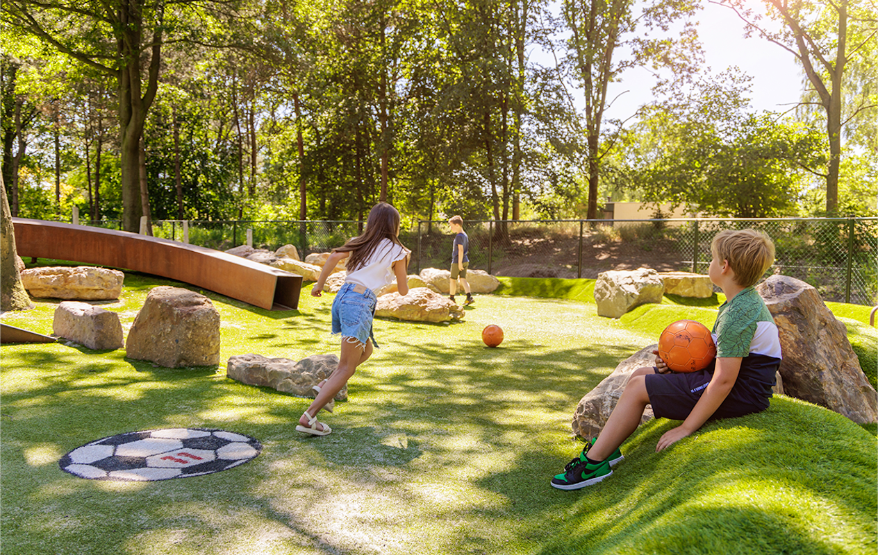Adventure Foot Golf bij Center Parcs Het Heijderbos