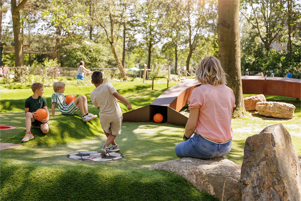 Adventure Foot Golf bij Center Parcs Het Heijderbos