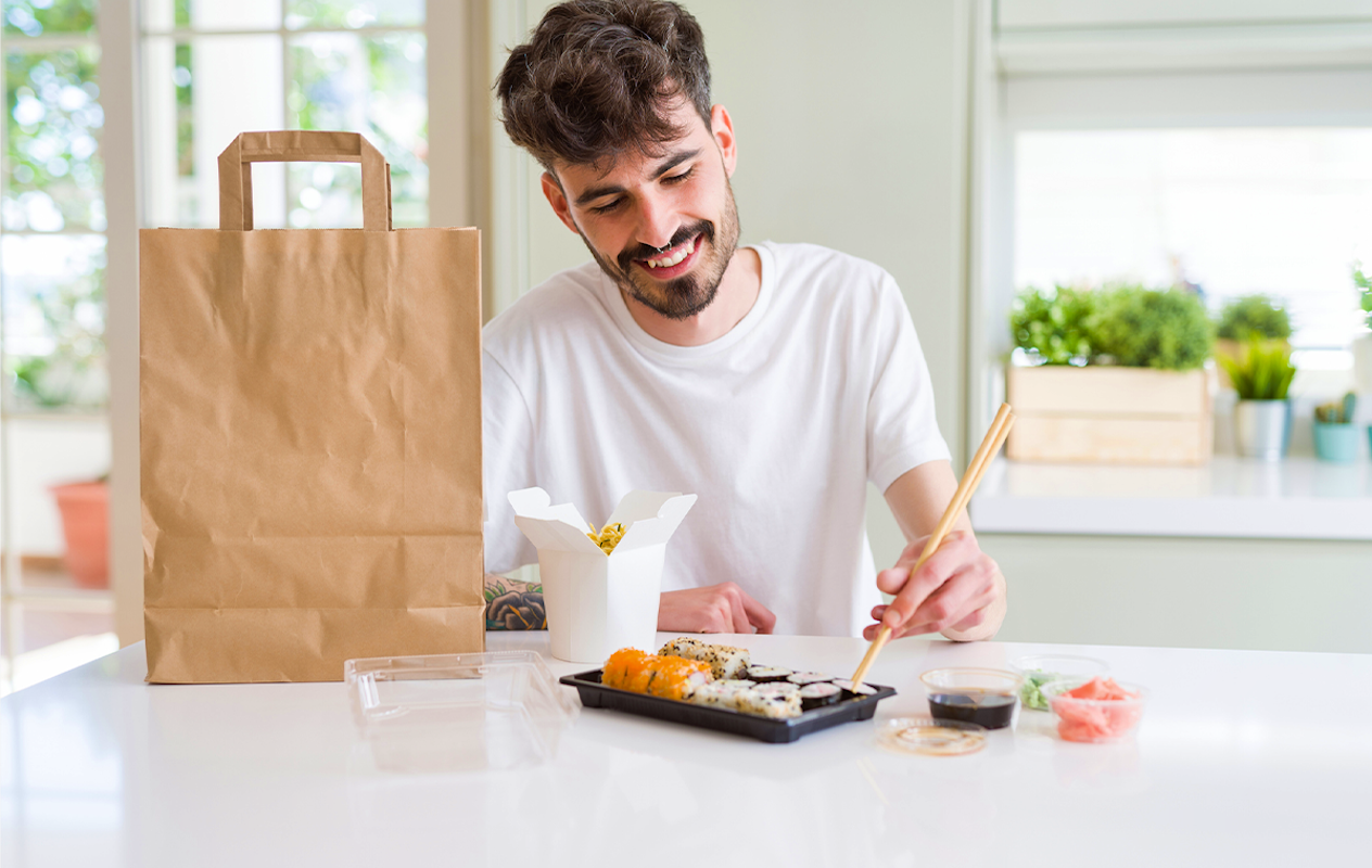 Sushibox of pokébowl afhalen bij New Century