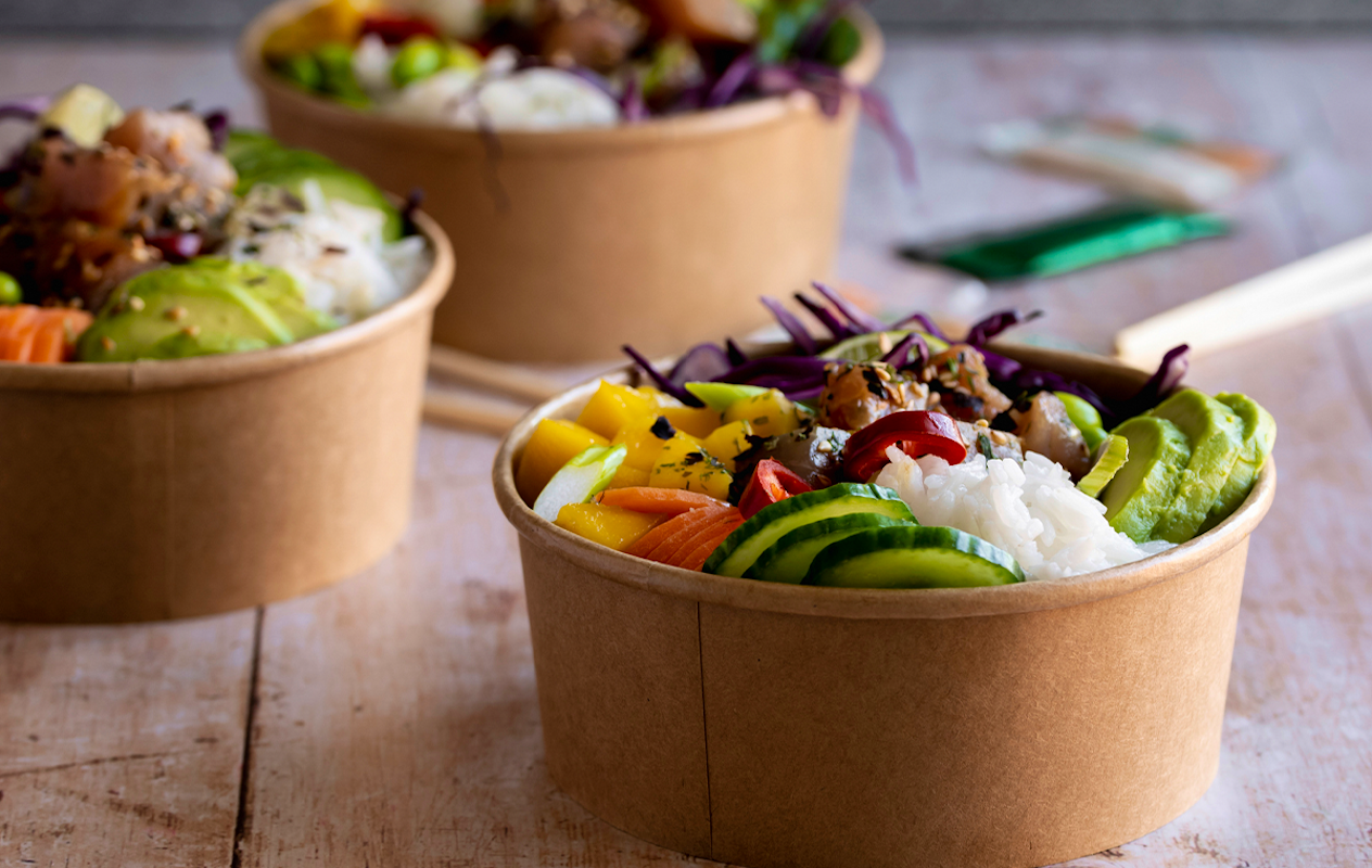 Sushibox of pokébowl afhalen bij New Century