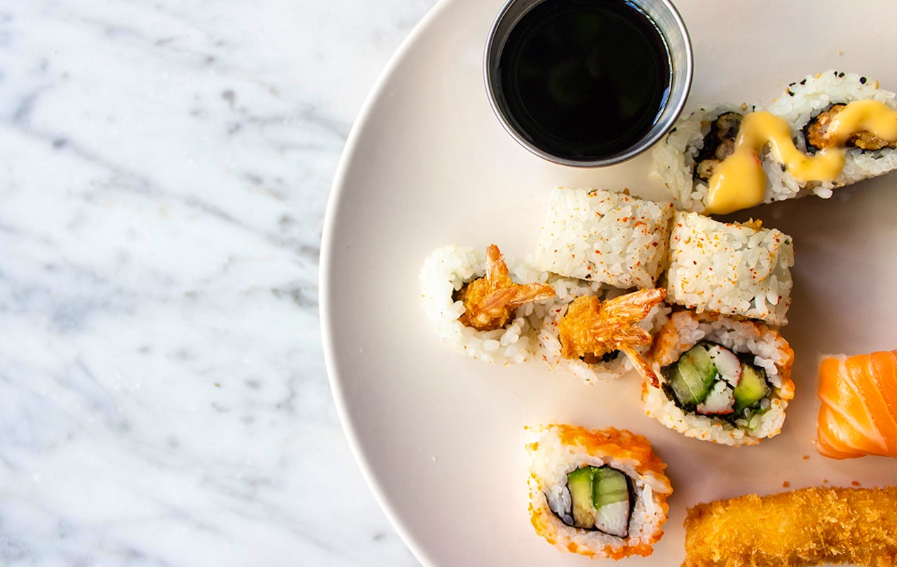 Afhalen: Sushi box van Mr Xi