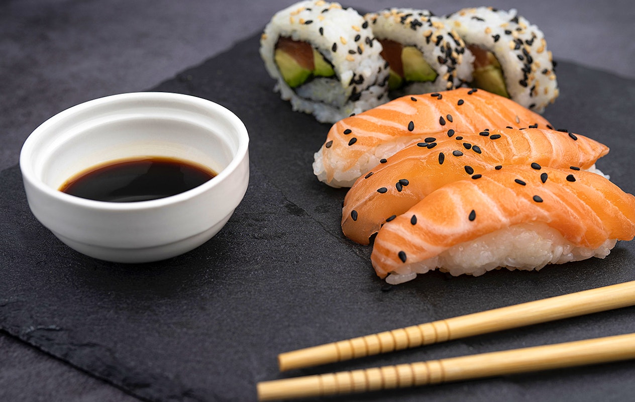 Afhalen: Sushi box van Mr Xi