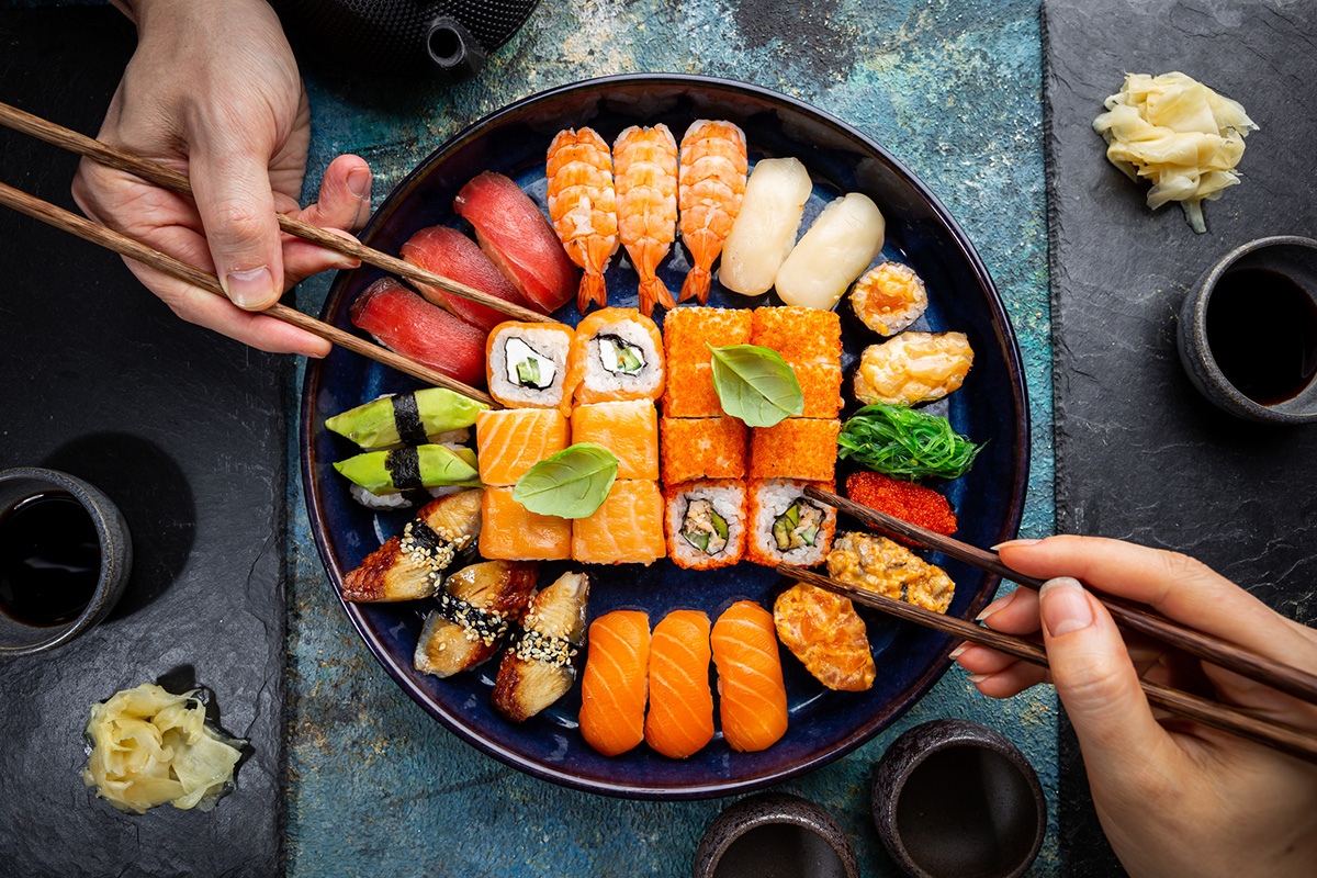 Afhalen: sushibox naar keuze (22, 40 of 60 stuks) van Selfie Sushi