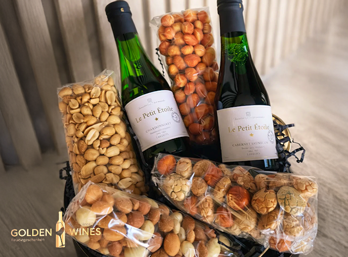 Alcoholvrije borrelbox van GoldenWines bij je thuis bezorgd