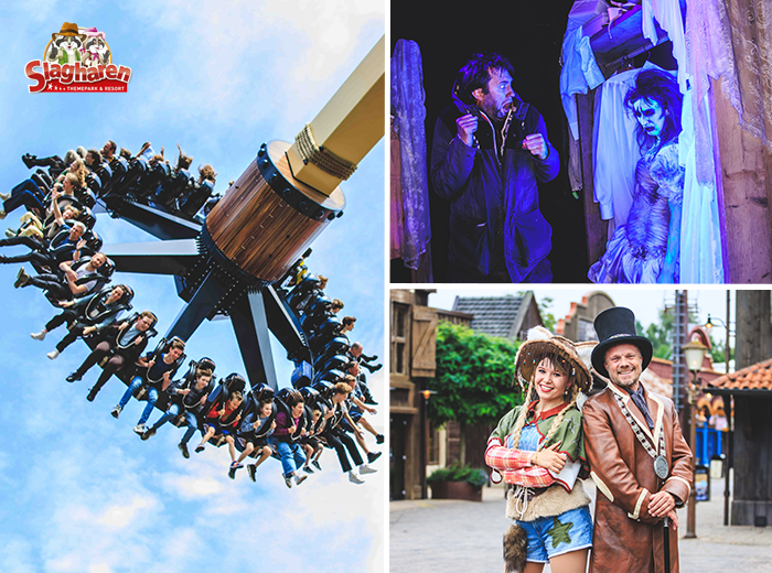 Toegangsticket Attractiepark Slagharen + eventueel frieten, snack & drankje