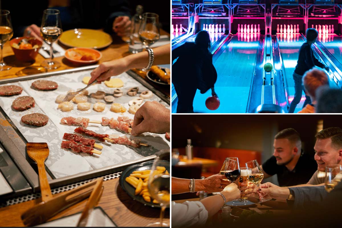 All you can eat Grill & Sushi+ bowlen bij Bobs Party & Events