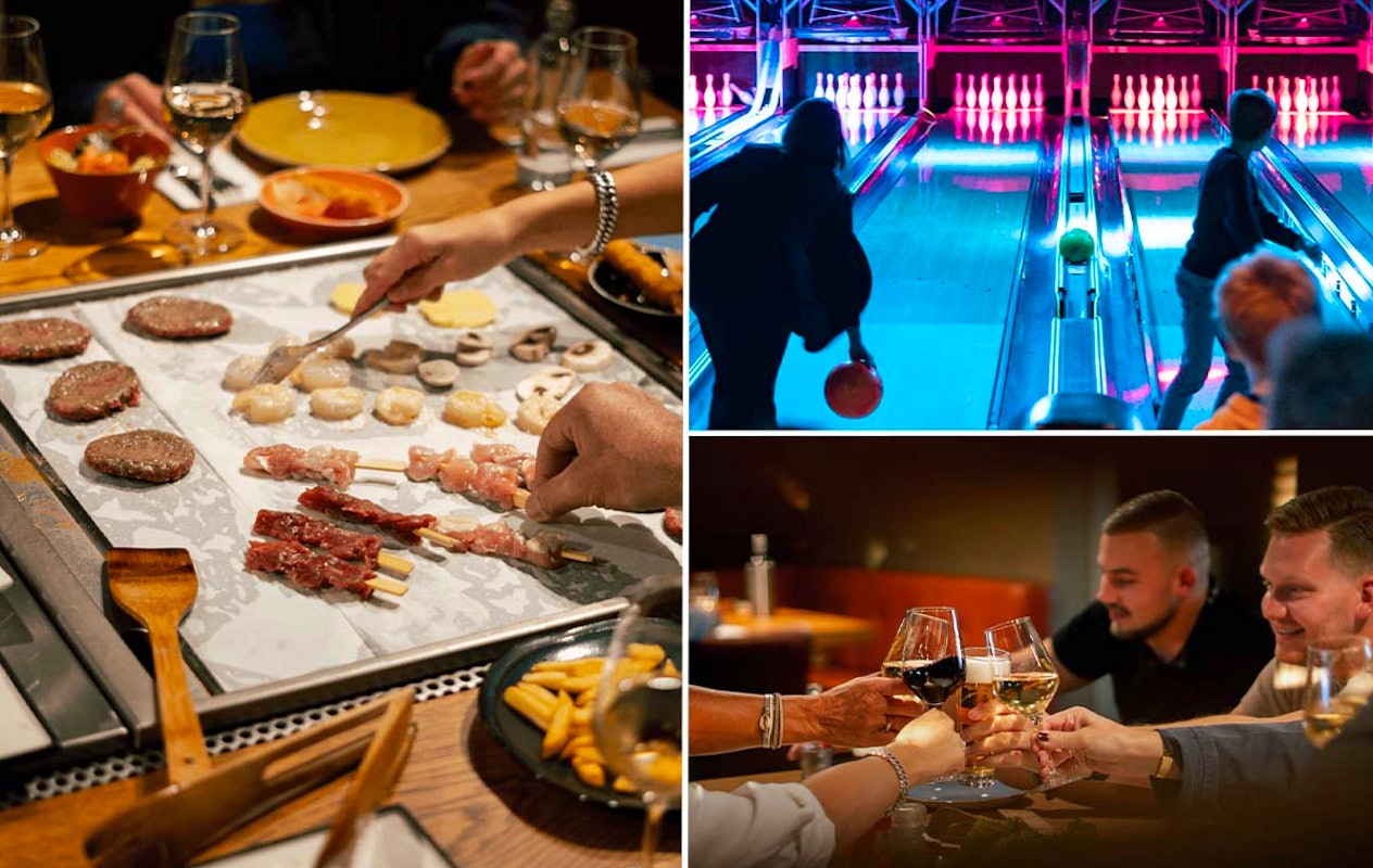 All you can eat Grill & Sushi+ bowlen bij Bobs Party & Events