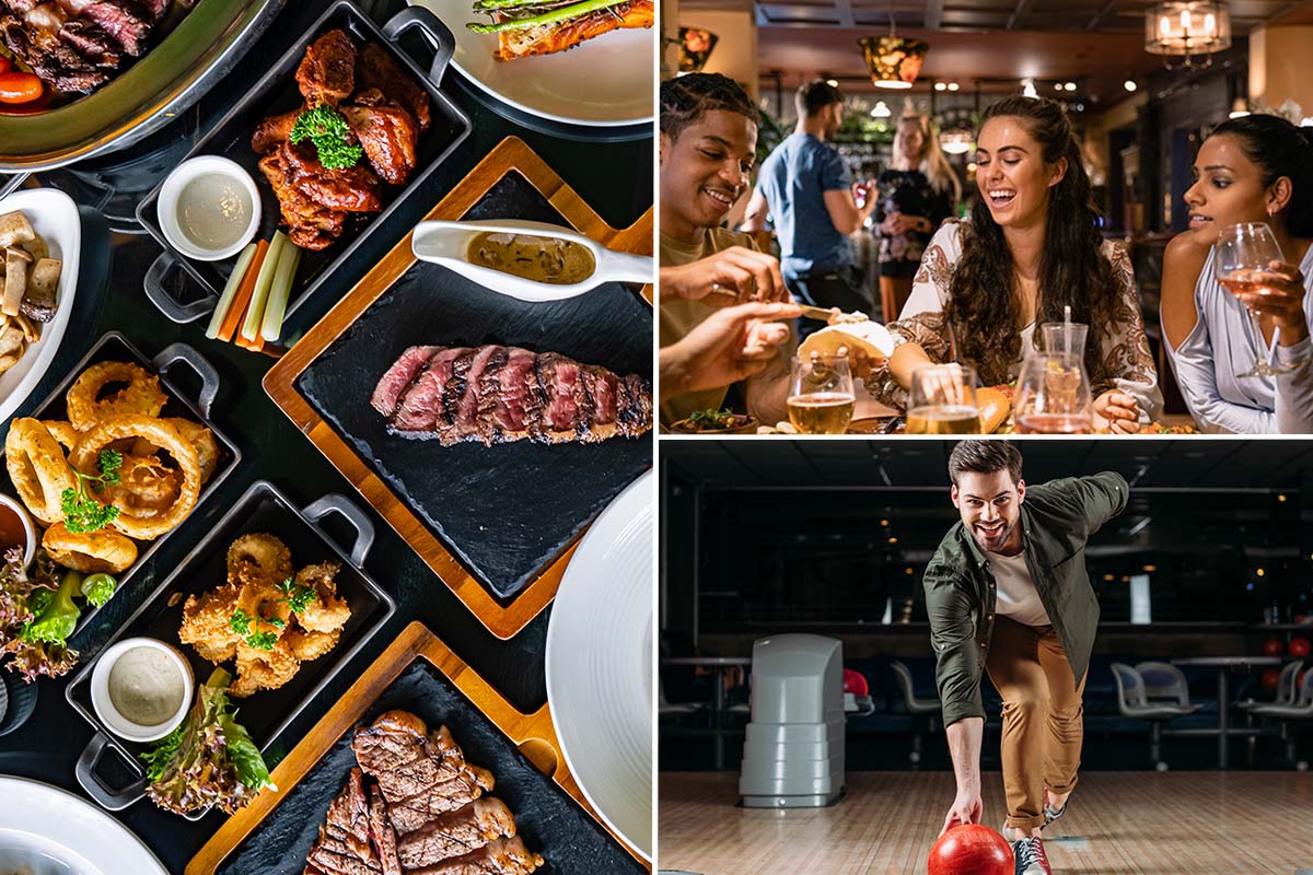 All you can eat (3 uur) + bowlen bij HappyDays 