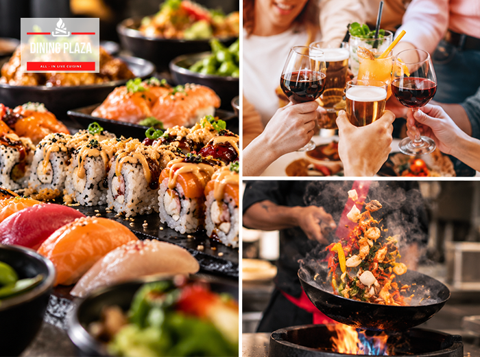 All you can eat & drink (2 hours) at Diningplaza Rijen