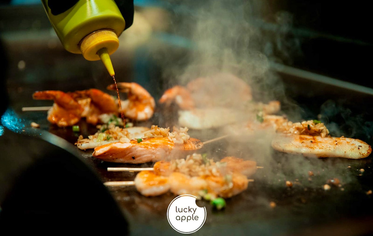 All you can eat & drink bij Lucky Apple