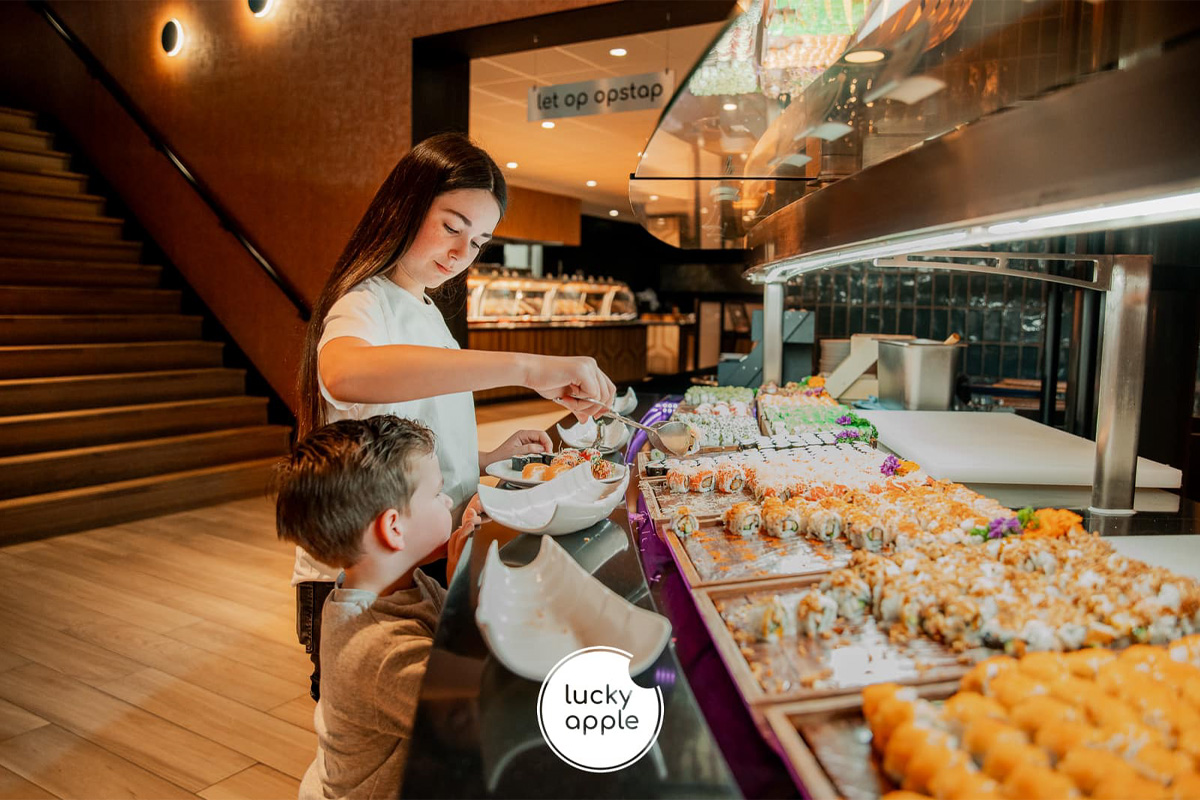 All you can eat & drink bij Lucky Apple