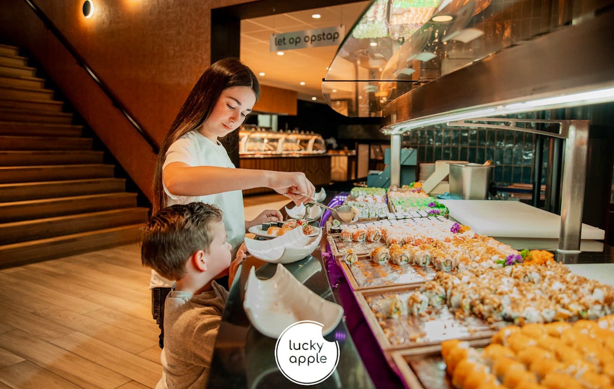 All you can eat & drink bij Lucky Apple