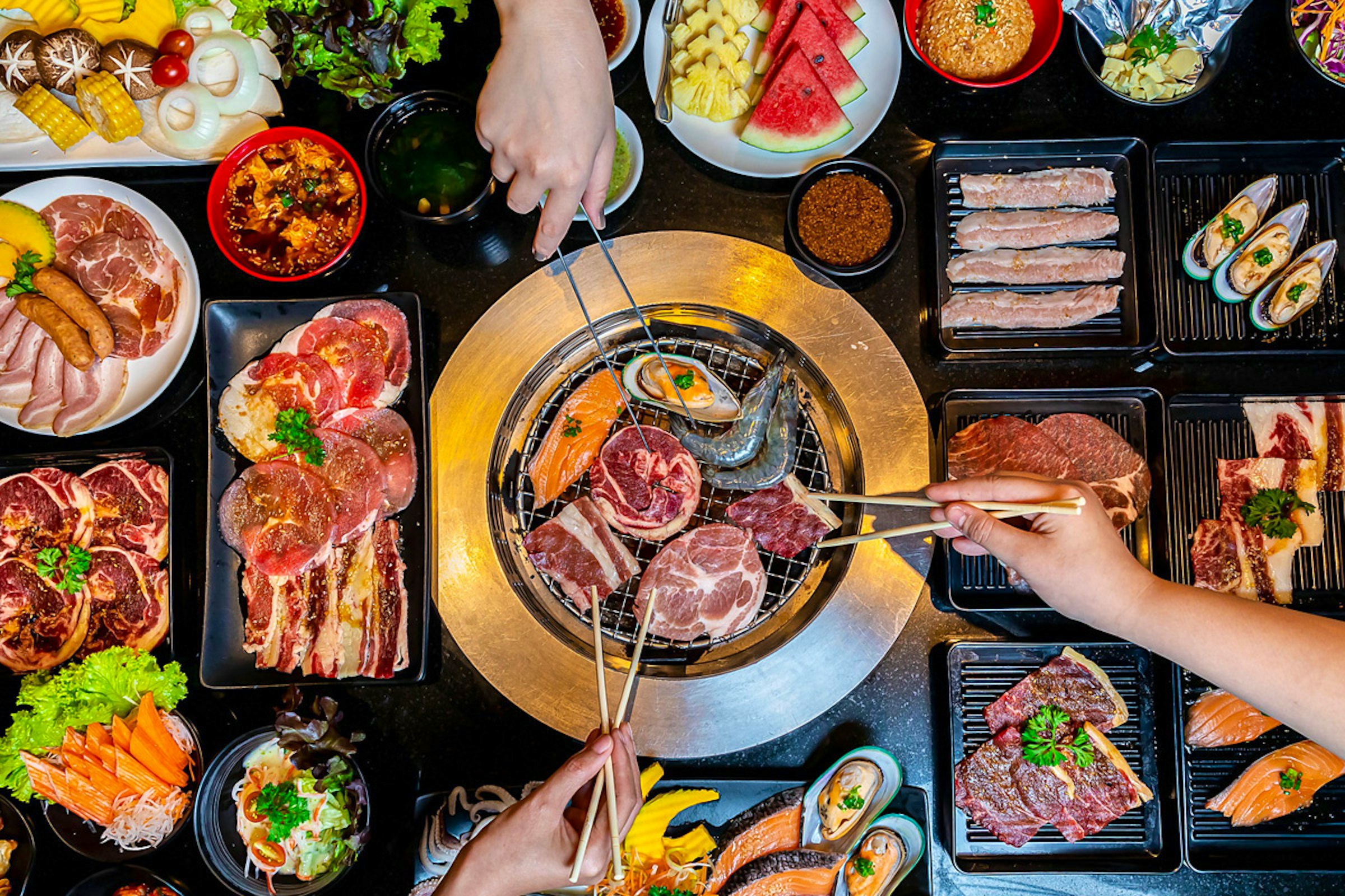 All you can eat Sushi & Korean BBQ bij KOGI 