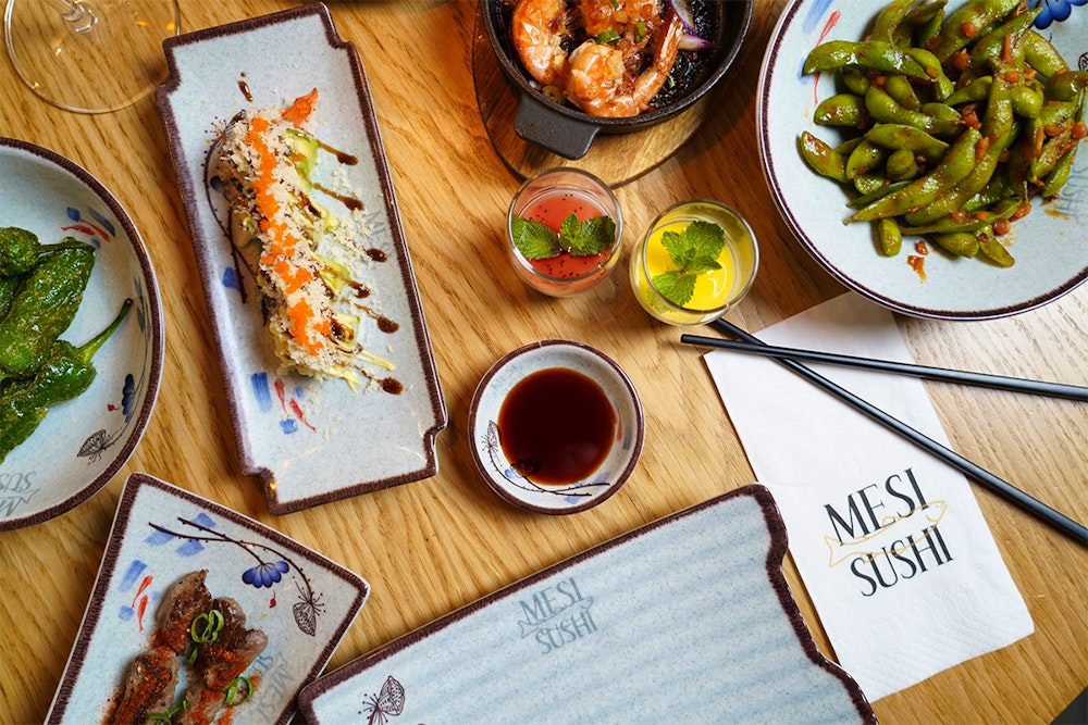 All you can eat Deluxe bij Mesi Sushi