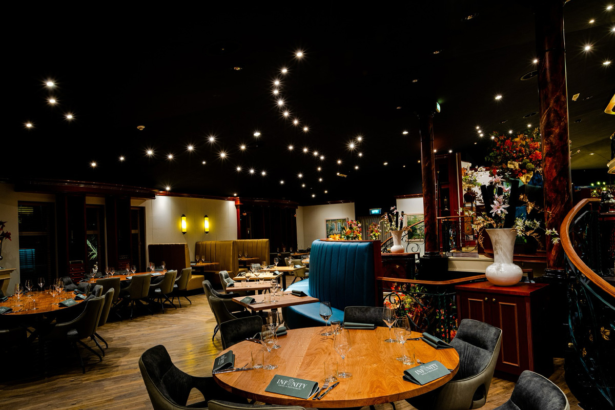 Onbeperkt genieten van culinaire gerechten bij Restaurant Infinity