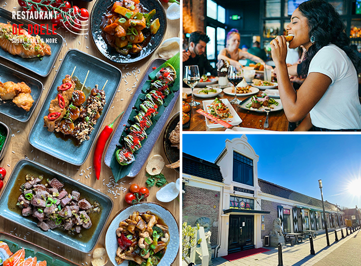 All you can eat sushi, grill & wok bij De Doele