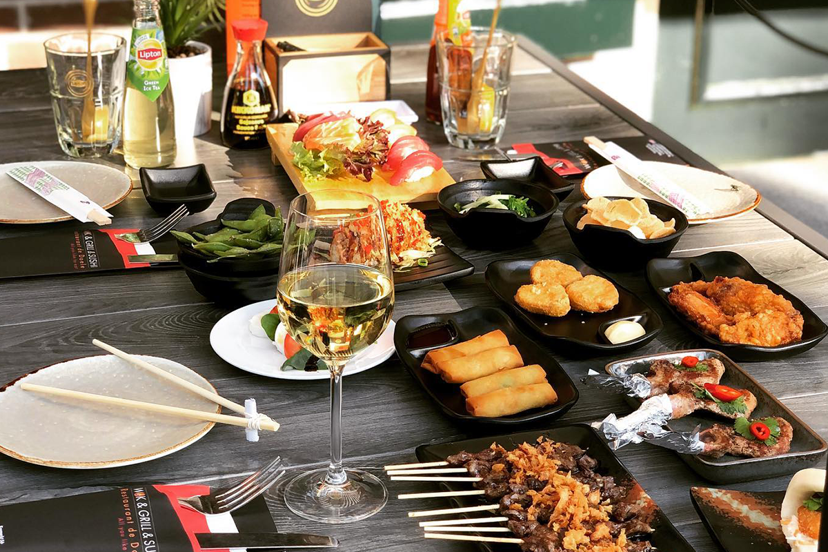 All you can eat sushi, grill & wok bij De Doele