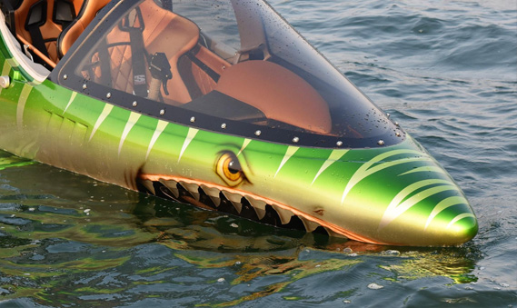 Als een vis in het water met deze SkyShark Experience!