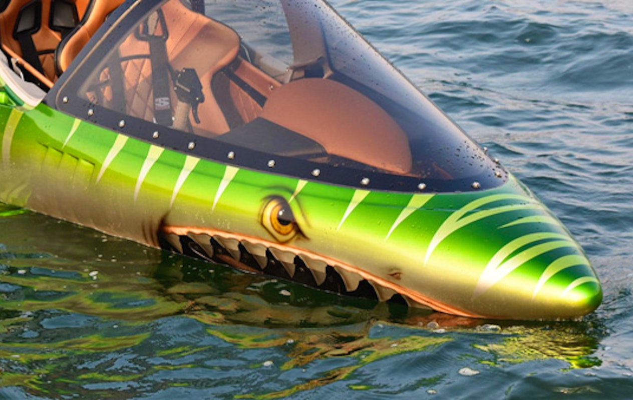 Als een vis in het water met deze SkyShark Experience!