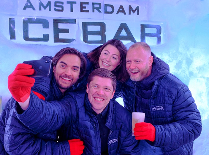 Entreeticket Amsterdam Icebar, inclusief 3 drankjes