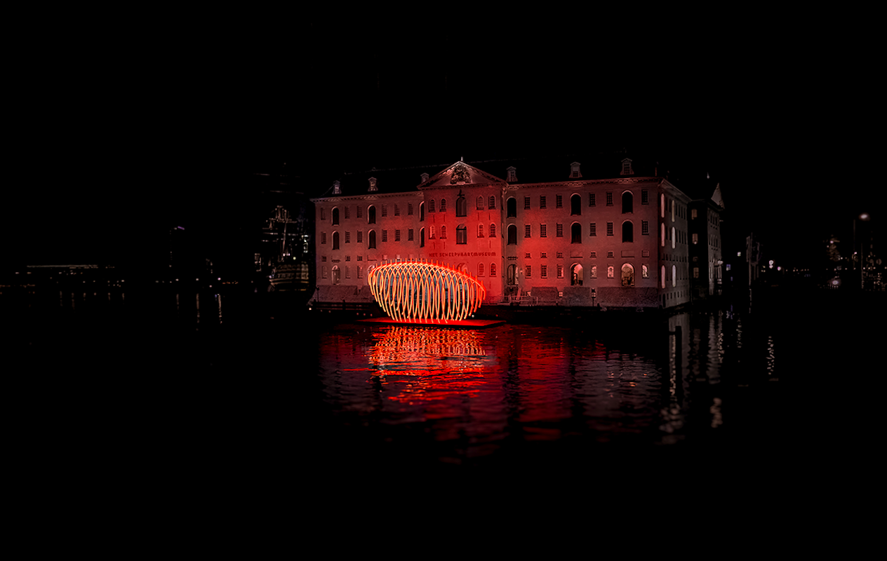 Rondvaart tijdens het Amsterdam Light Festival (90 min)