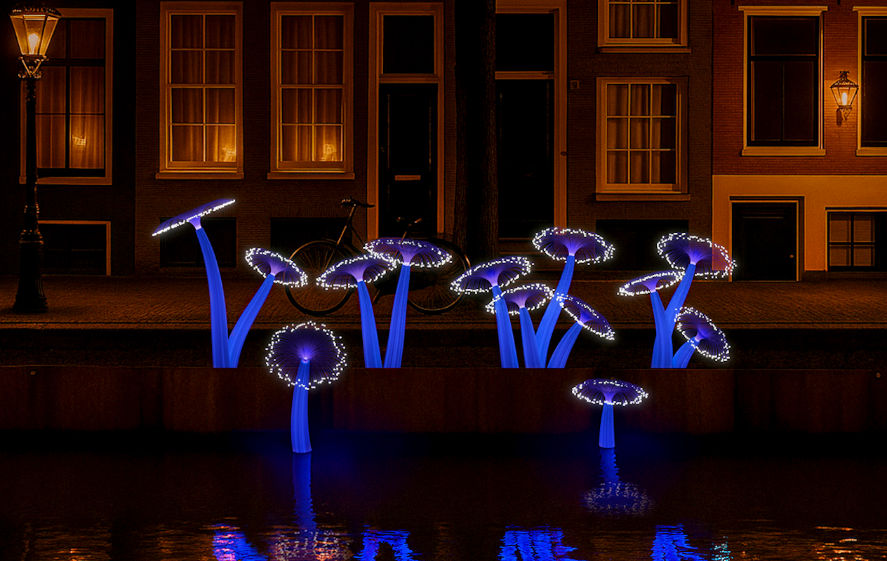 Rondvaart tijdens het Amsterdam Light Festival (90 min)