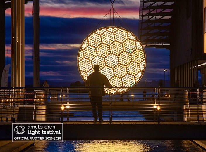 Rondvaart tijdens het Amsterdam Light Festival (90 min)