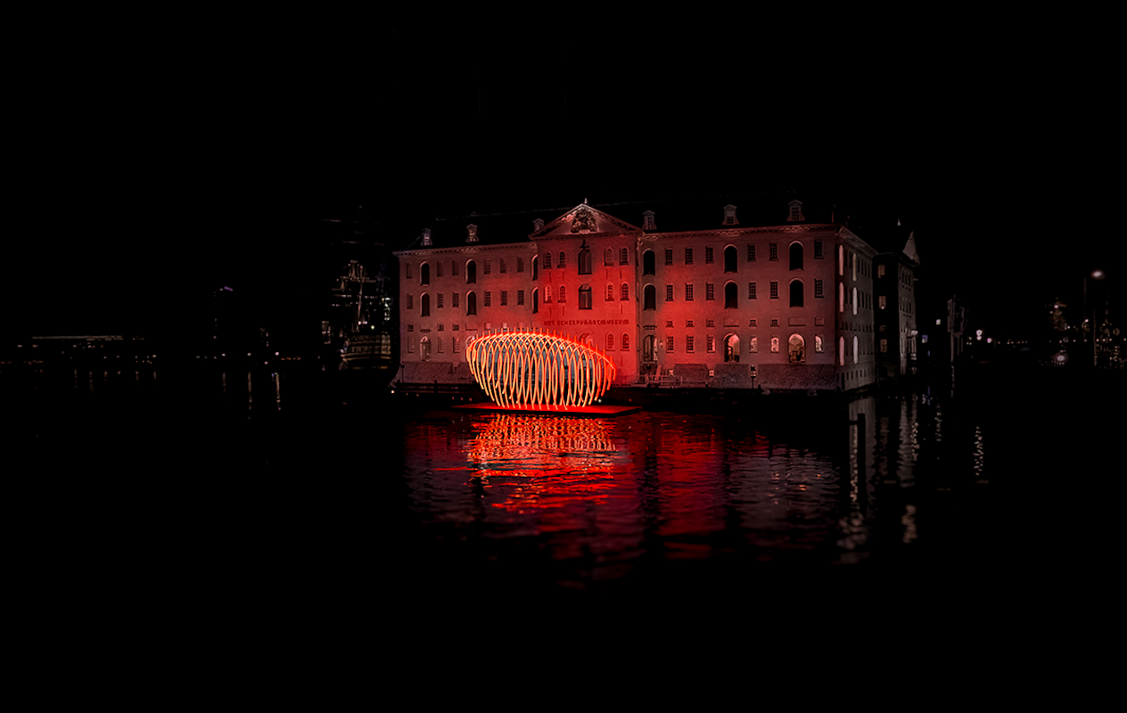 Rondvaart Amsterdam Light Festival + evt. snackbox (90 min)