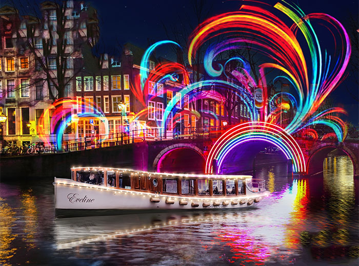 Amsterdam Light Festival rondvaart via Amsterdam Boat Experience
