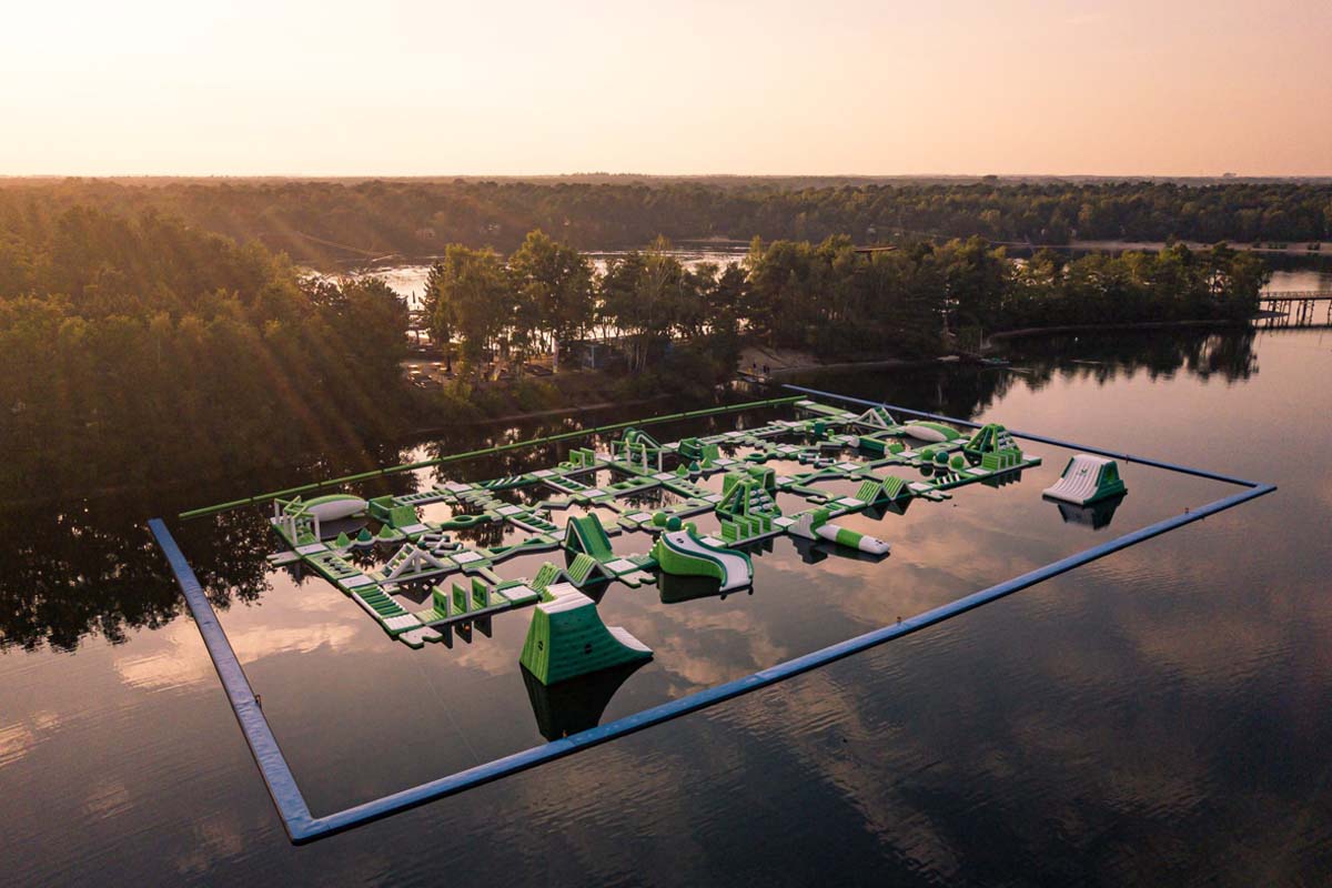 1 uur Aquapark bij Waterskicentrum de Vossemeren